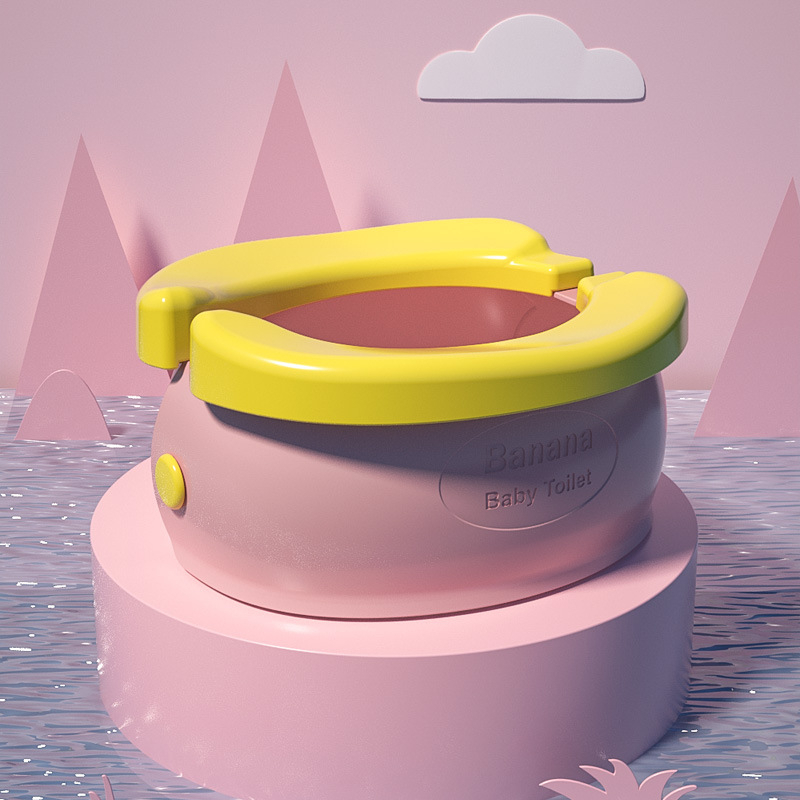 Portable Potty for Kids Travel Foldable Baby Potty Training Seat Outdoor and Indoor Easy to Clean